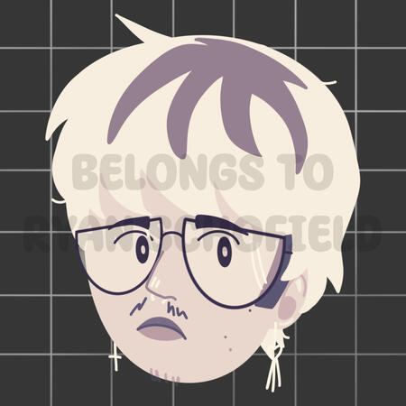 A moody self portrait.